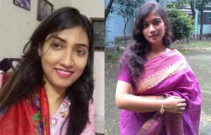 প্রশাসন ক্যাডারে প্রথম মুনিয়া (বামে), শিক্ষা ক্যাডারের সমাজবিজ্ঞান বিভাগে প্রথম মৌসুমী (ডানে)