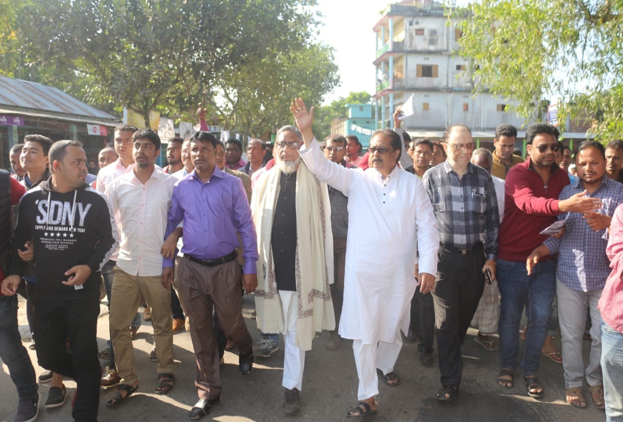 বালাগঞ্জ সদর ও বোয়ালজুড় ইউনিয়নে মাহমুদ উস সামাদ চৌধুরী এমপি’র  গণসংযোগ