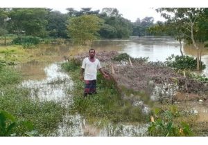 বন্যার পানিতে তলিয়ে গেছে মিন্নাত আলীর স্বপ্ন