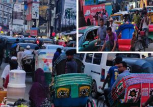 অ বৈ ধ গাড়ি পার্কিং, সিলেটে সড়কে ফিরছে না শৃঙ্খলা