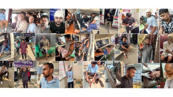 সিলেটে মাজার ও মসজিদের আধিপত্য নিয়ে দু-পক্ষের সংঘর্ষ : পুলিশসহ আহত অর্ধশত